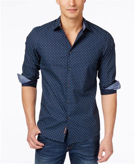 michael kors black dress shirts mens|Michael Kors men's shirts clearance.